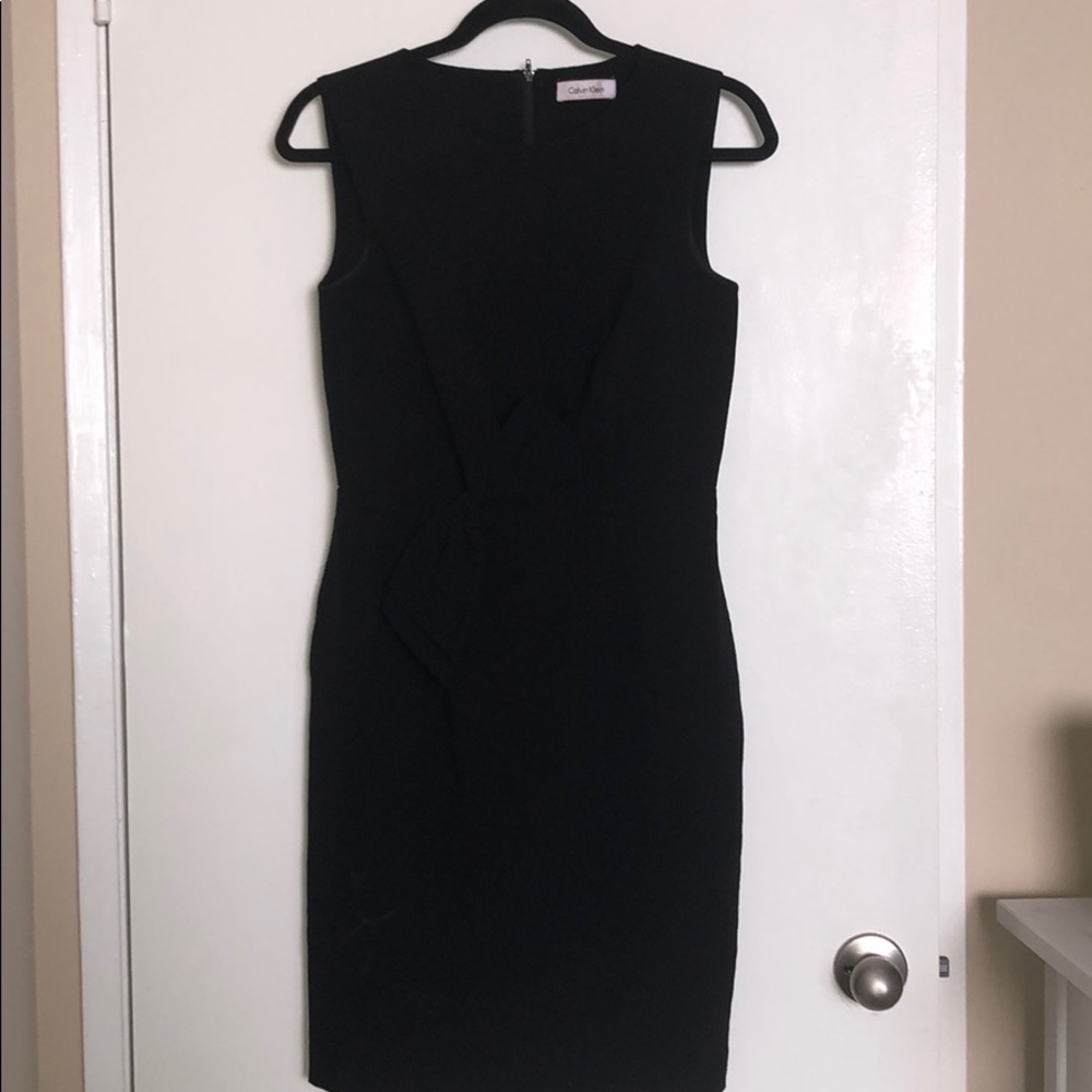Calvin Klein Black BowTie Dress